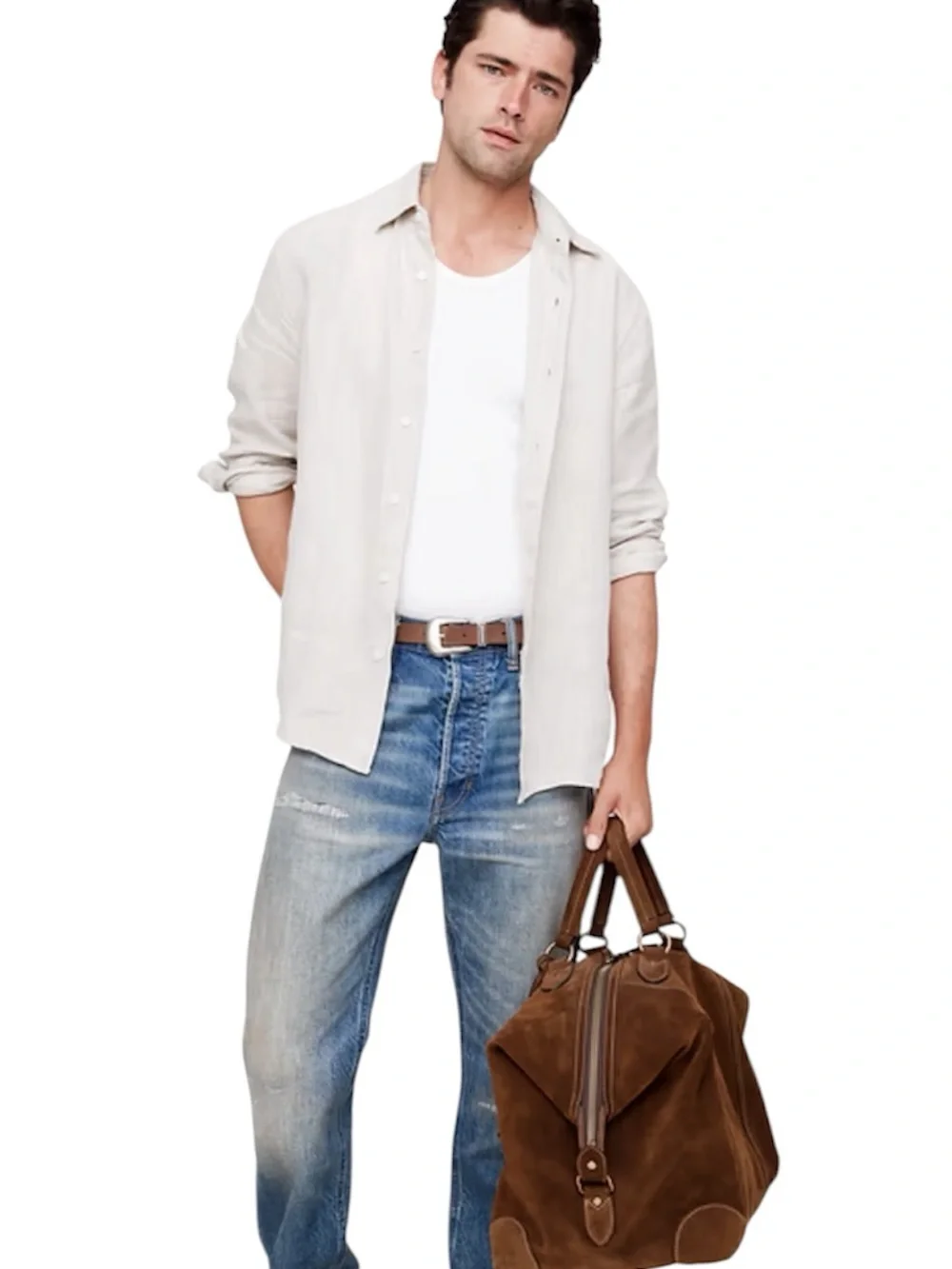 Banana Republic Slim Fit Linen Shirt